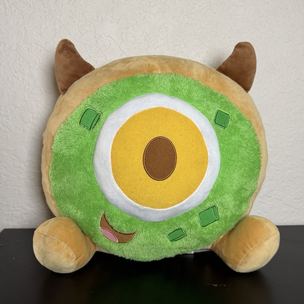 Disney Munchlings Garden Goodness Mike Wazowski Avocado Bagel Plush Stuffed 15"